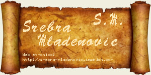 Srebra Mladenović vizit kartica